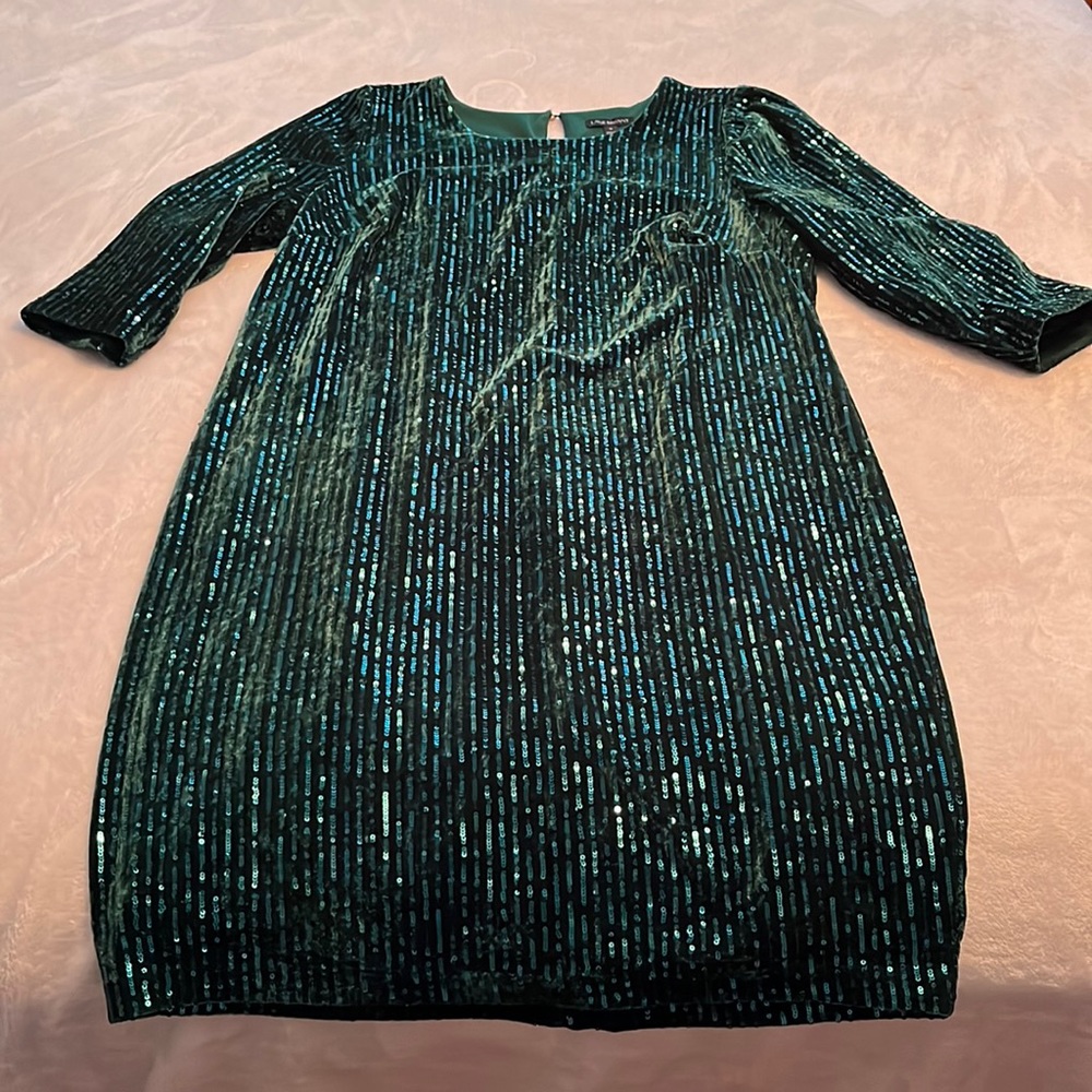 Velvet & sequin dress